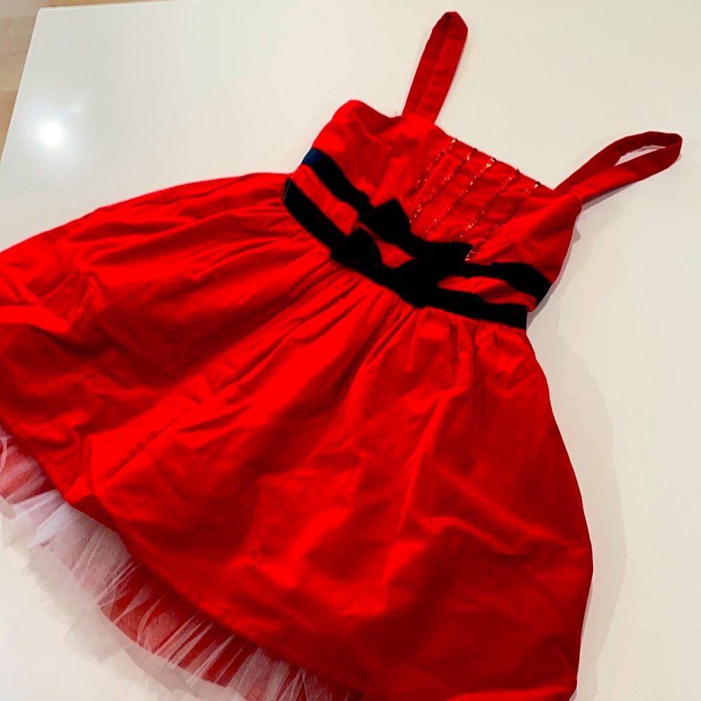 Dress Red Velvet Toddler/ Childrens Dress